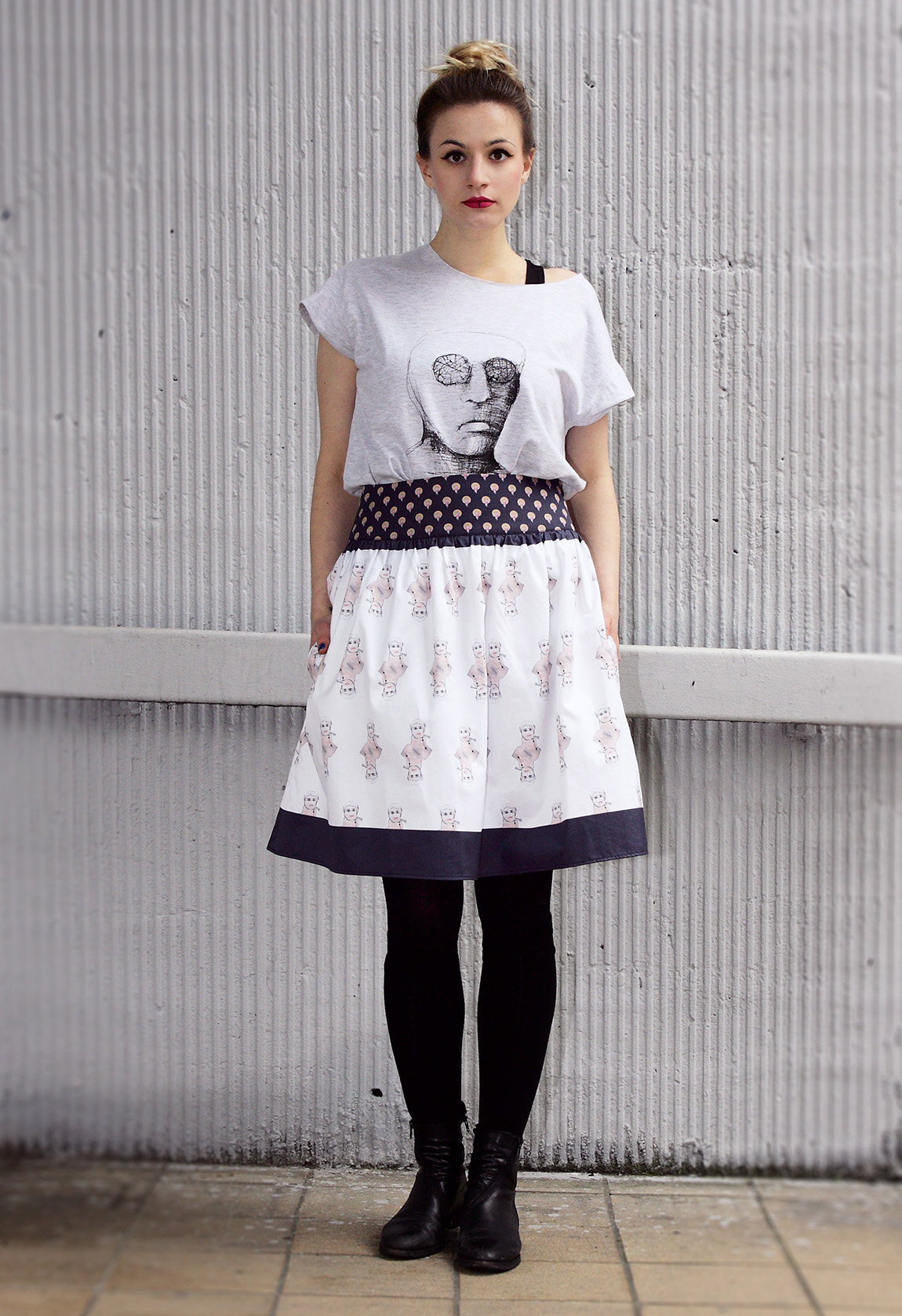 sukně Pierrot bianko