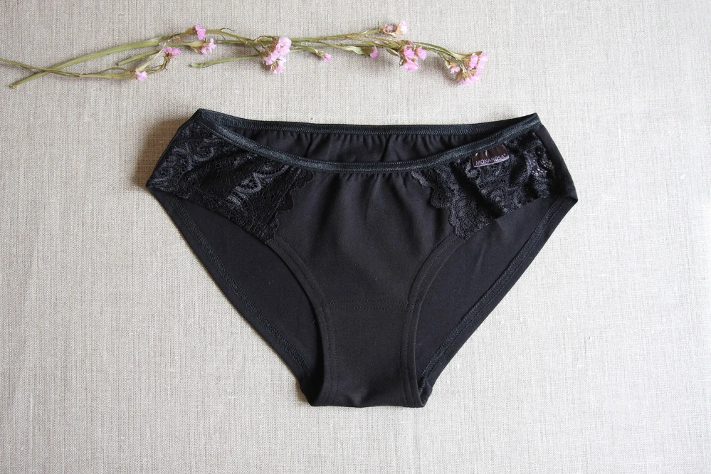 Kalhotky Black s krajkou