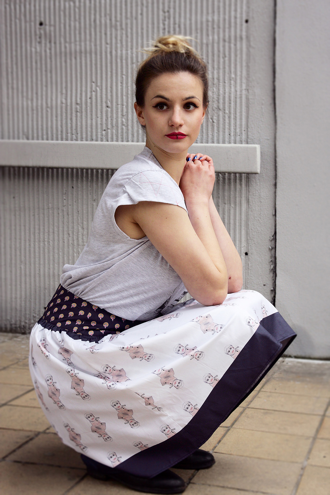 sukně Pierrot bianko