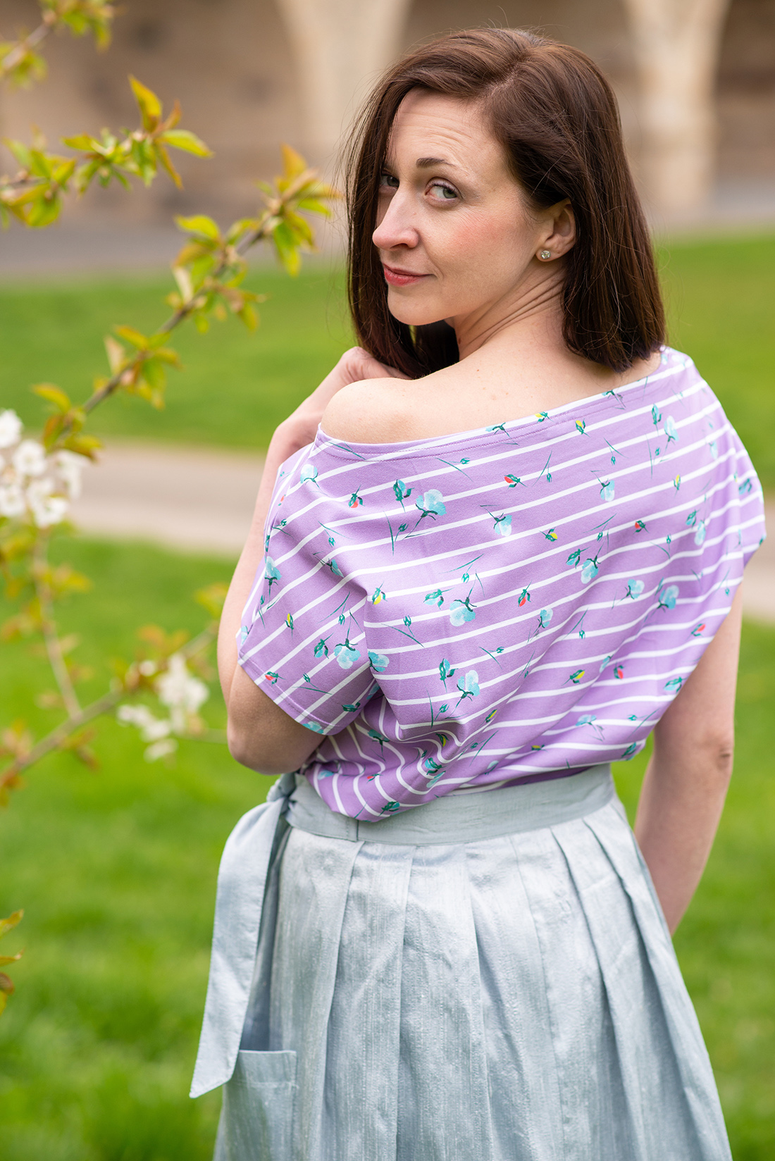 pruhované triko Nicole Lila