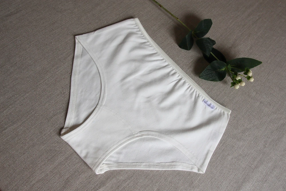 kalhotky high Ecru bio