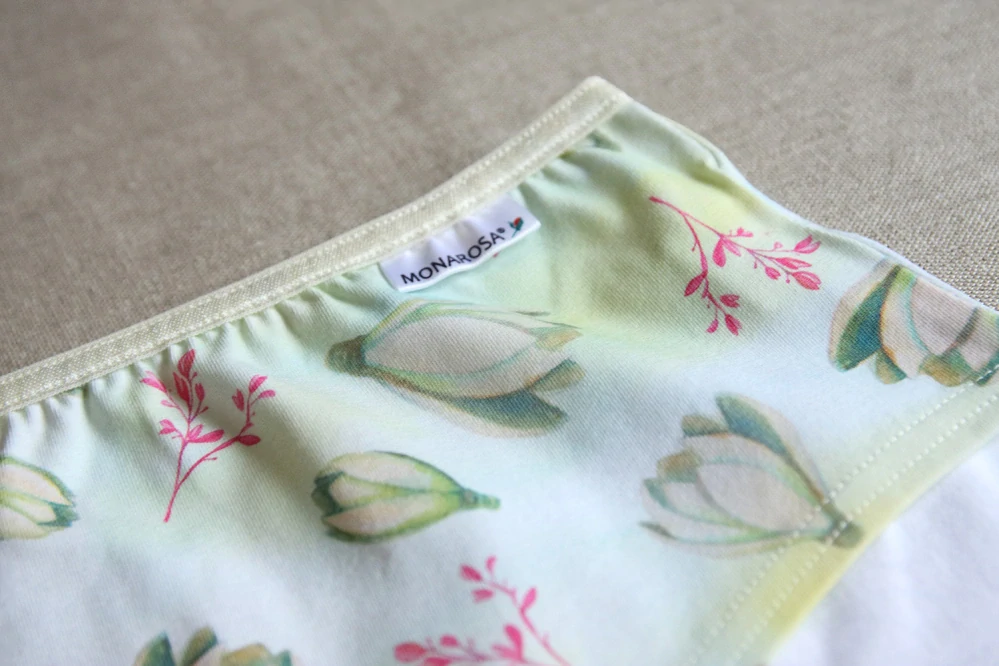 kalhotky high Green flowers