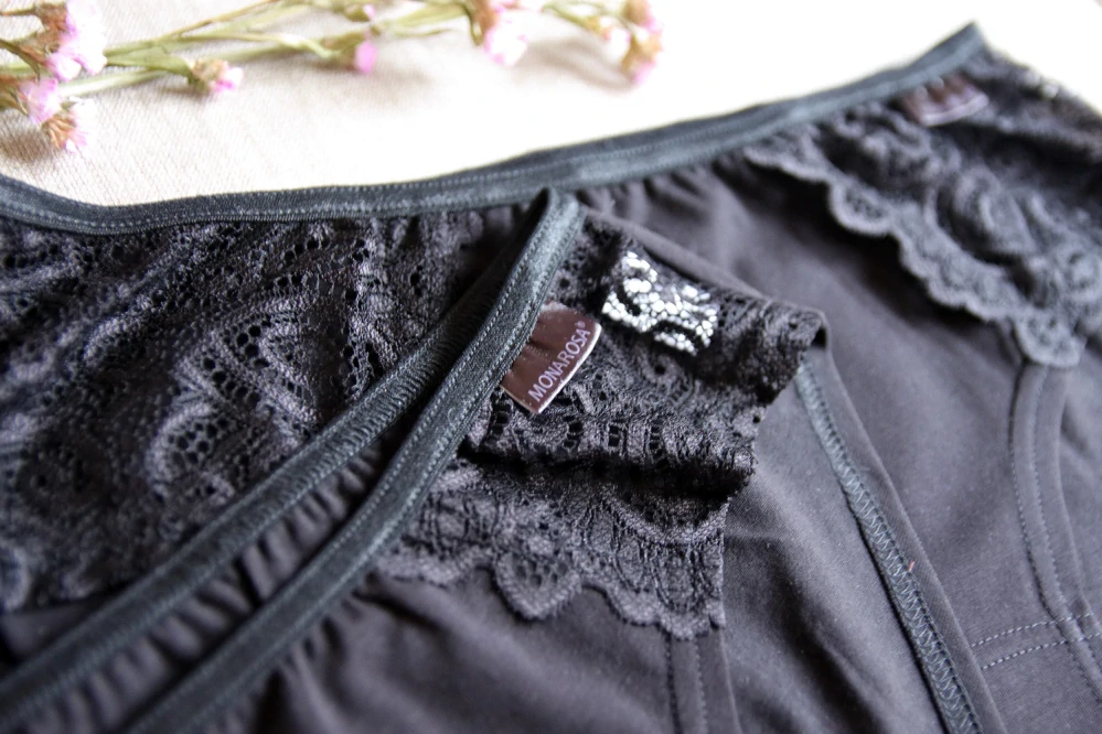 Kalhotky Black s krajkou