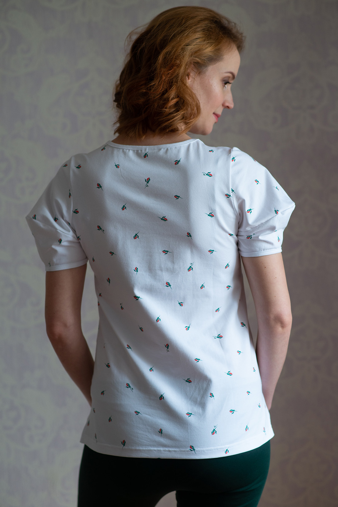 triko Poupě bílá bio