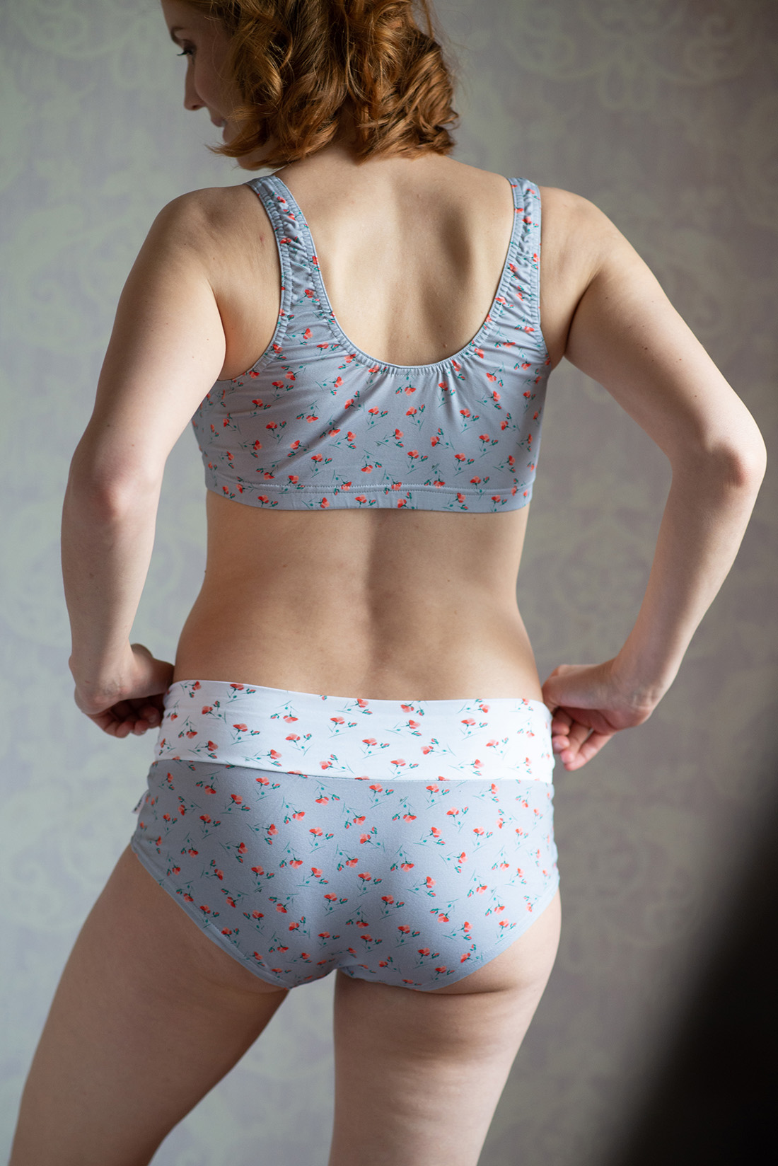 podprsenka Něžná šedá bio