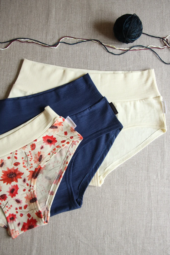 kalhotky merino Ecru