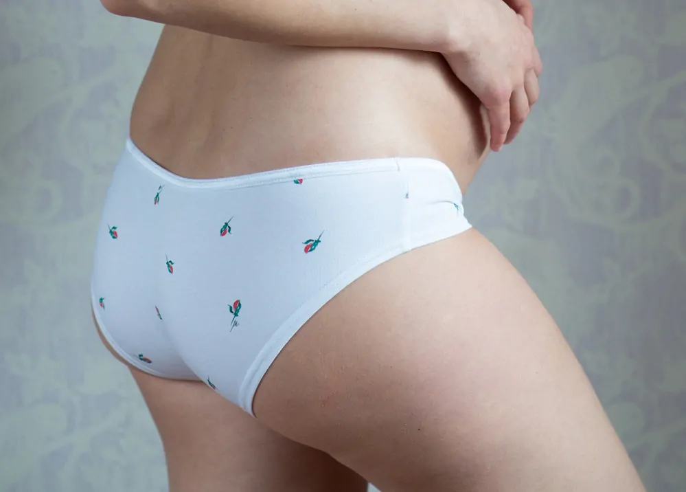 set podprsenka+2 kalhotky NĚŽNÁ bílá bio