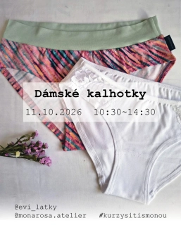 Kurz šití - DÁMSKÉ KALHOTKY