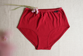 kalhotky high Bordó